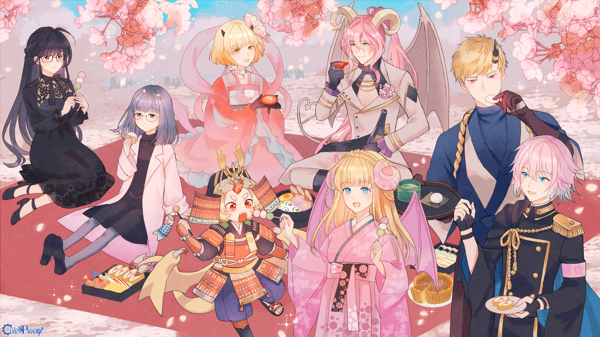 【hourglass.】咲み連なる春桜花の宴