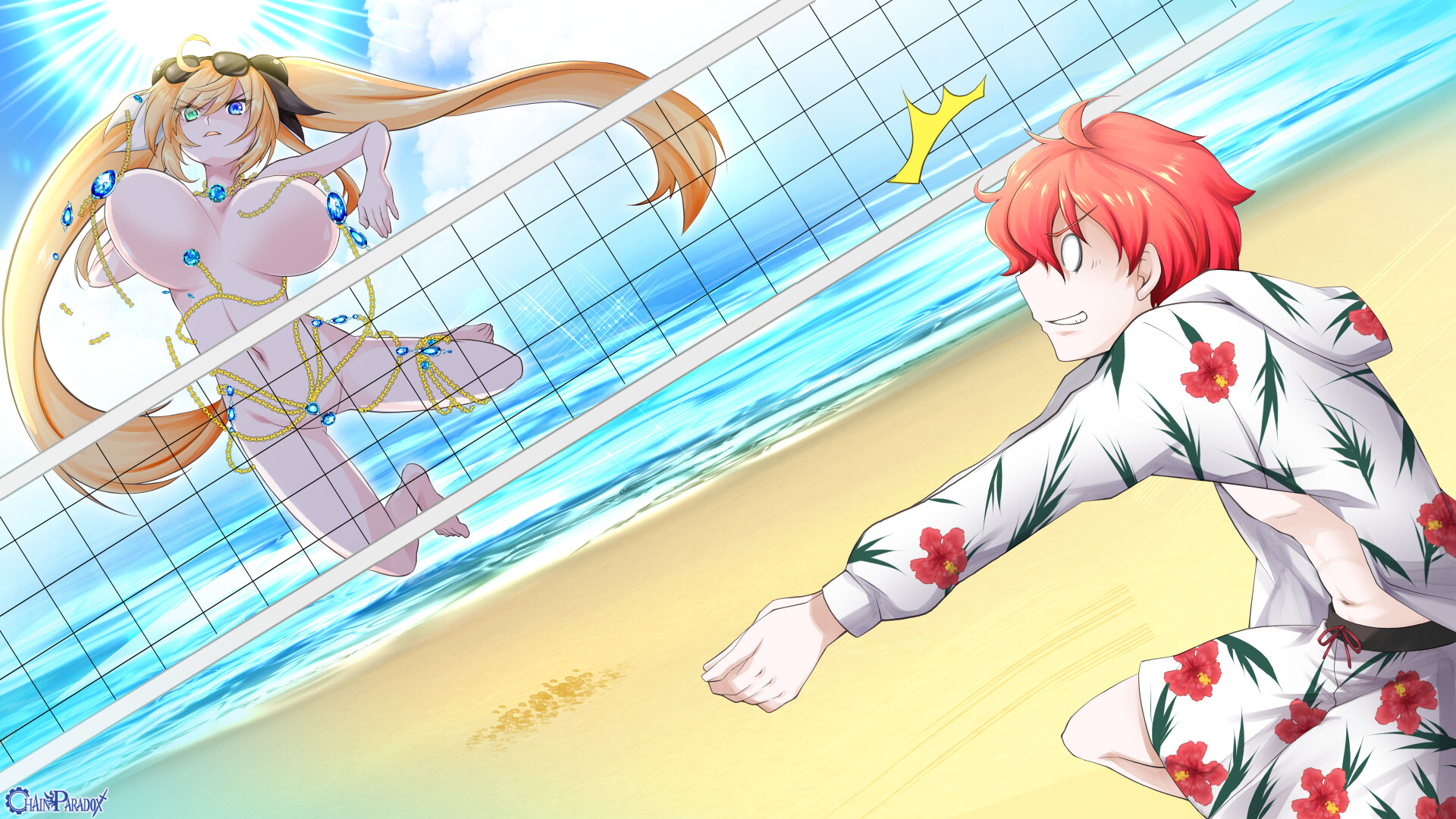 渚のタイマン勝負～３つのビーチボール！？～