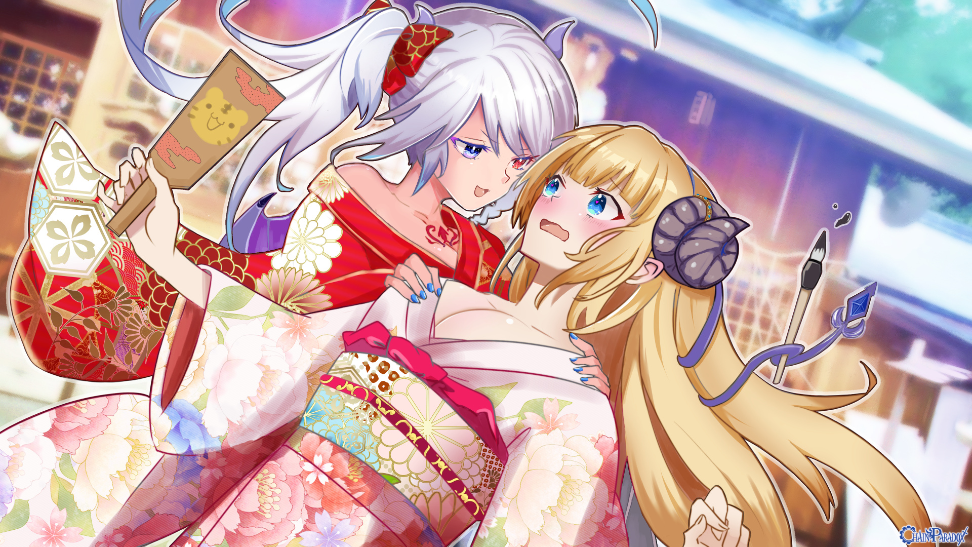 『さ、覚悟はいい？』『い、いったい何を〜～！？』