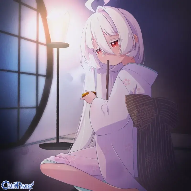 和服な仔猫の羽休め