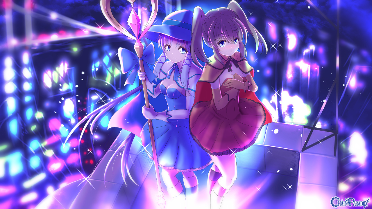 月夜に舞う魔法少女