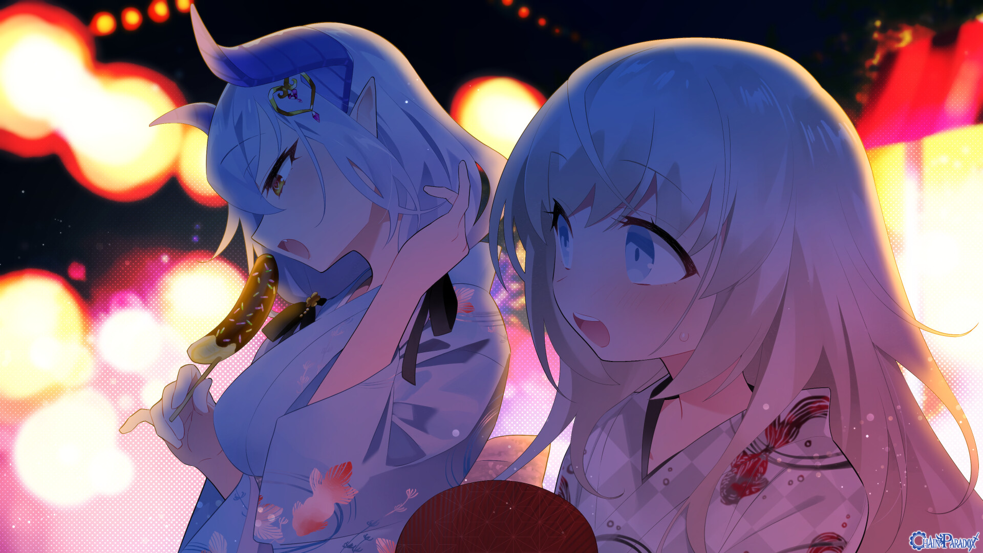 祭囃子の夏の色