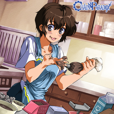 チョコレート製作中。