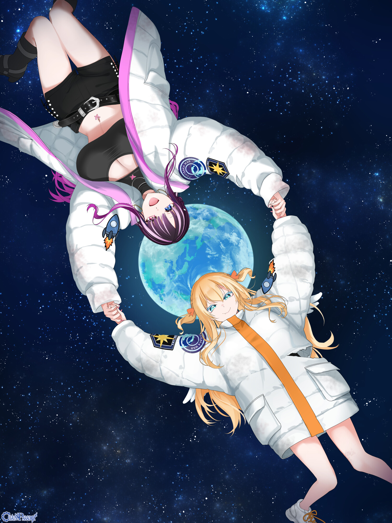 スペース勝利のポーズ☆
