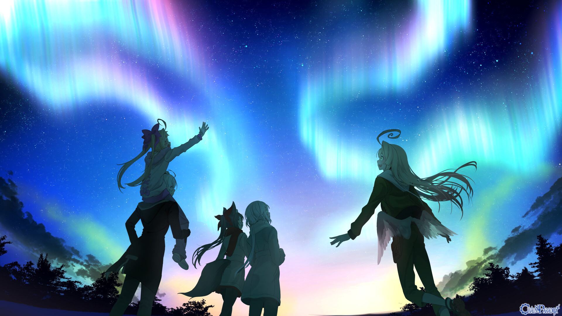 甘い星と揺らめく極光