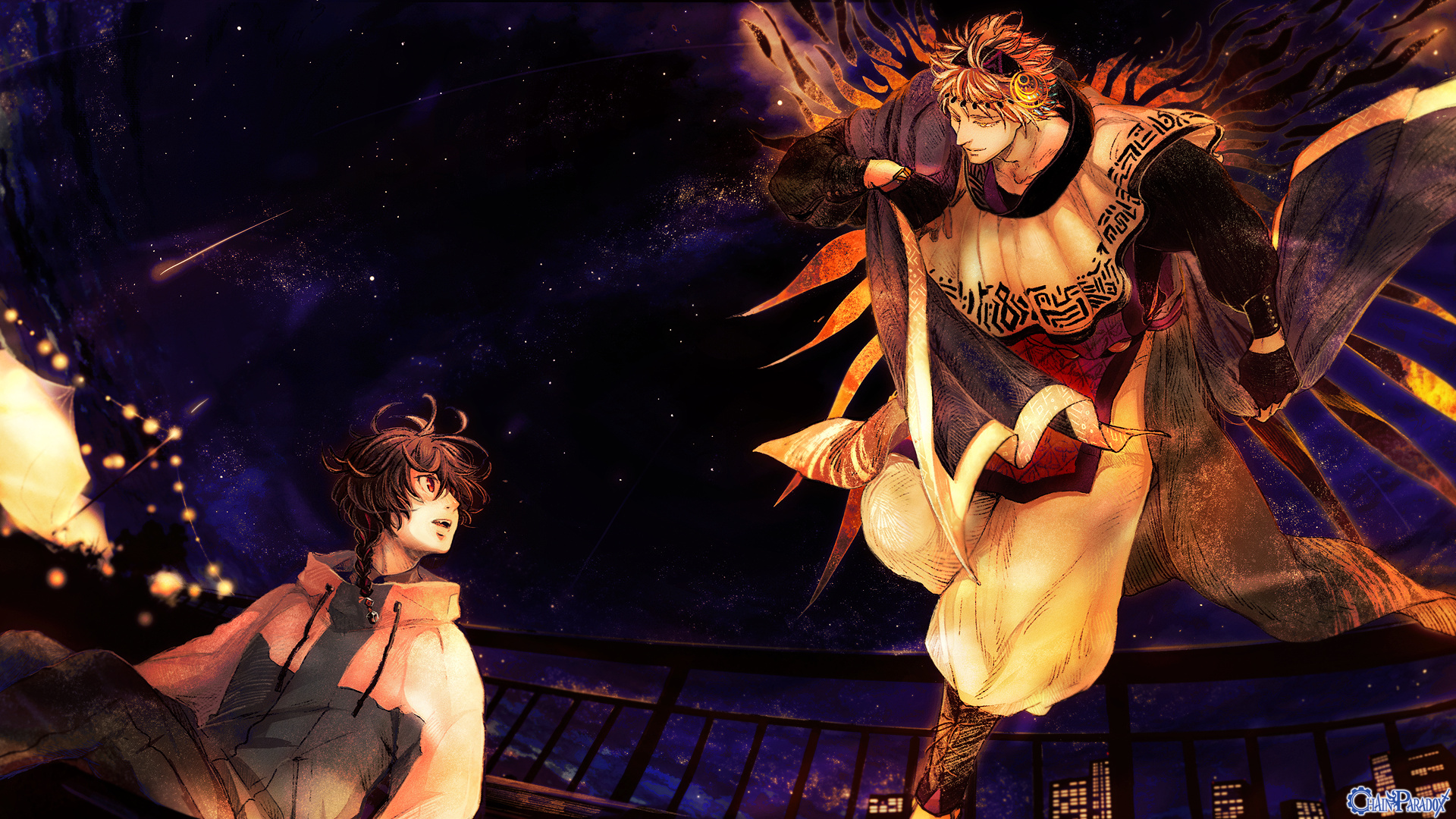 高く広い空の下