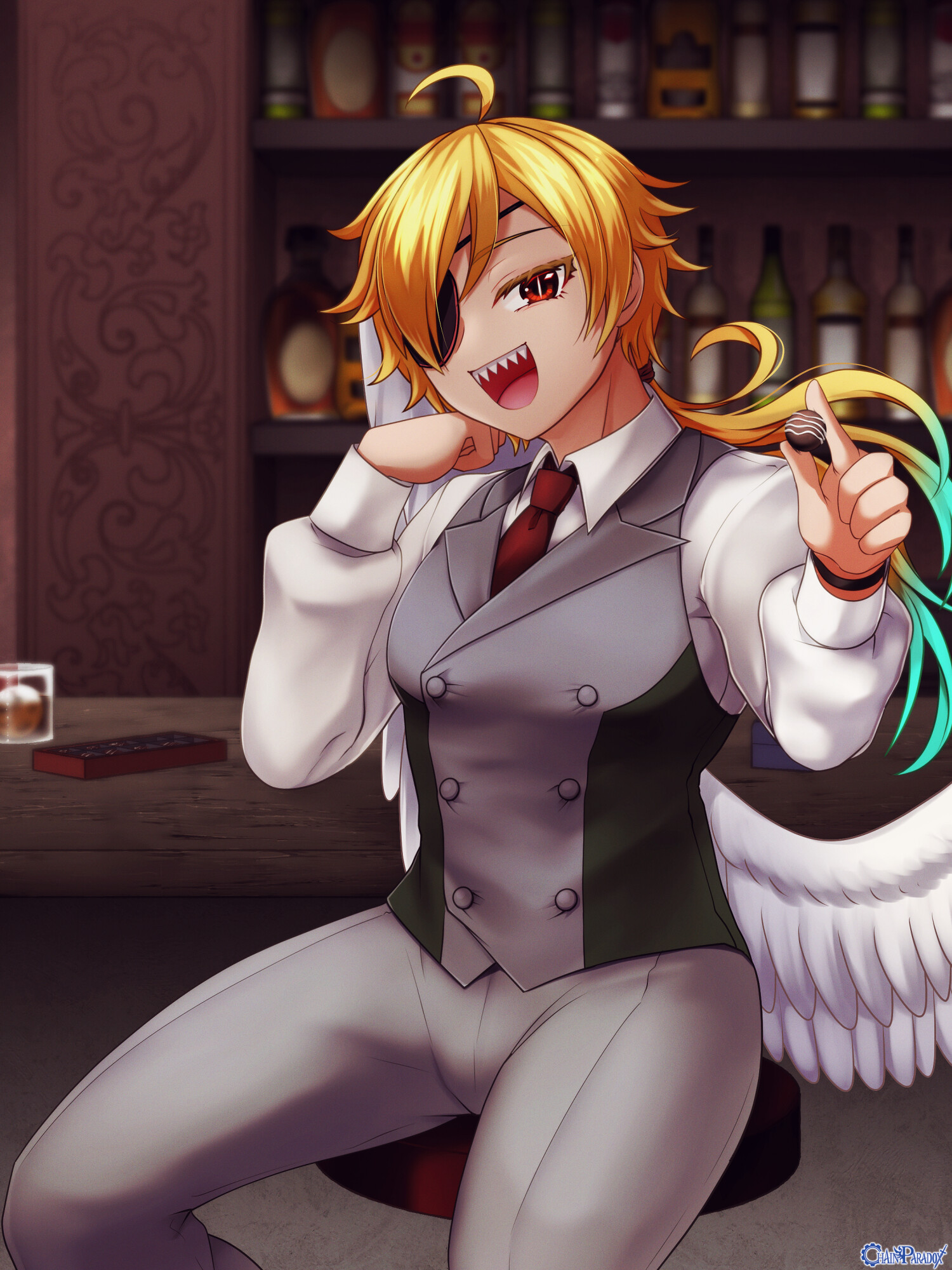 お前にも分けてやろーう♡