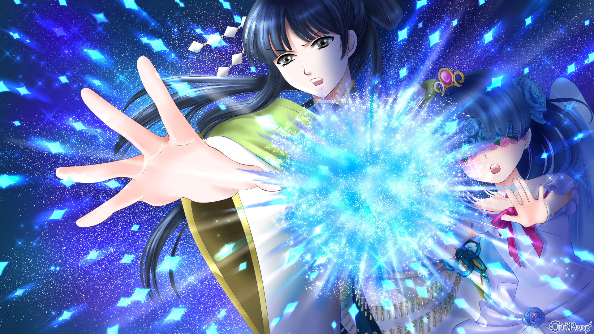 『喚びて来るは魔力の塊。分かちて放つは魔力の砲撃