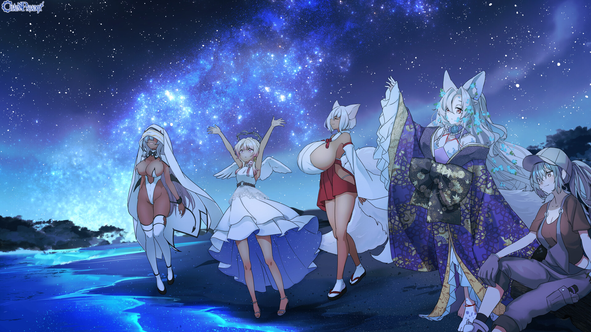 夜凉し、焦焔の星見空