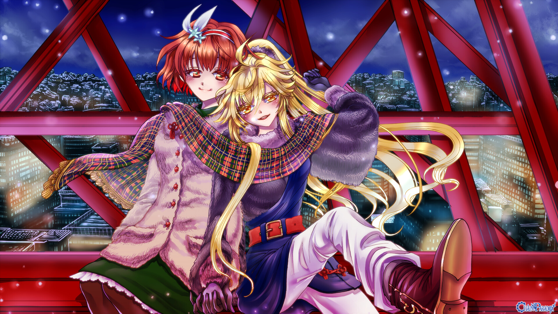 雪空で恋深まる、約束のふたり