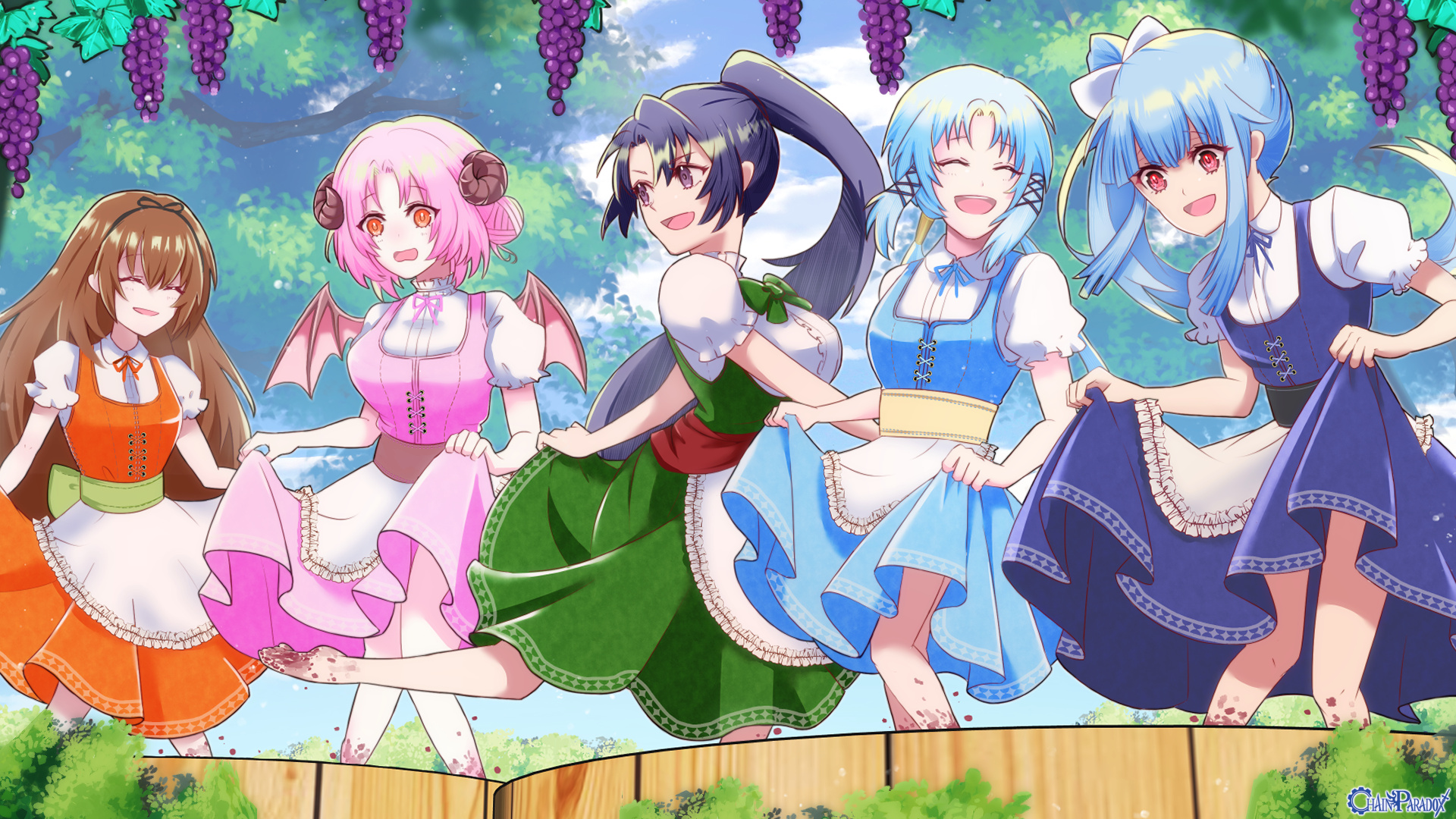 オータムフェスタの乙女たち