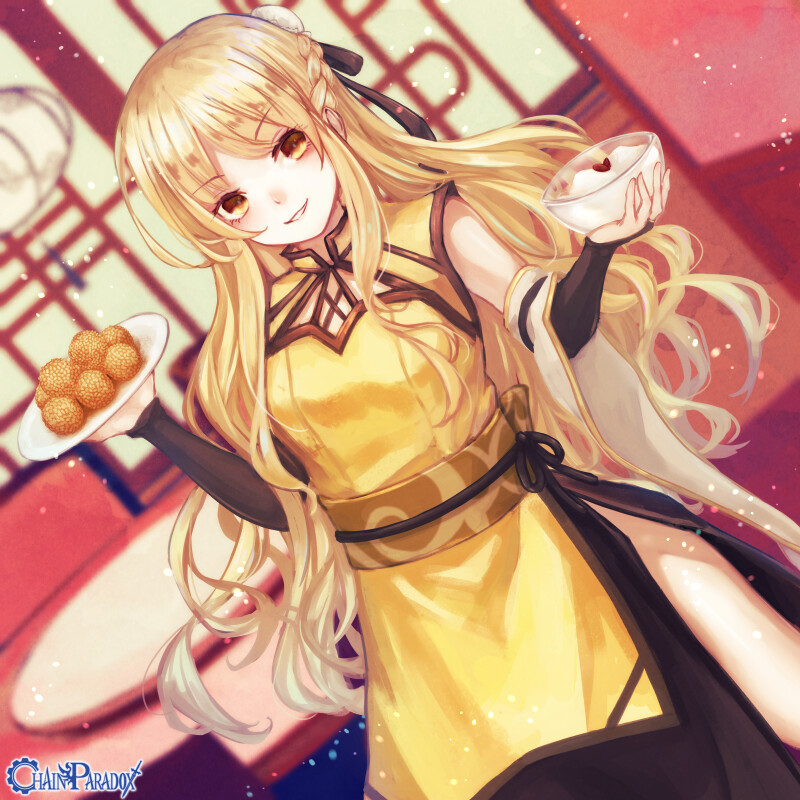 チョコに飽きたなら胡麻団子と杏仁豆腐でもどうだ？