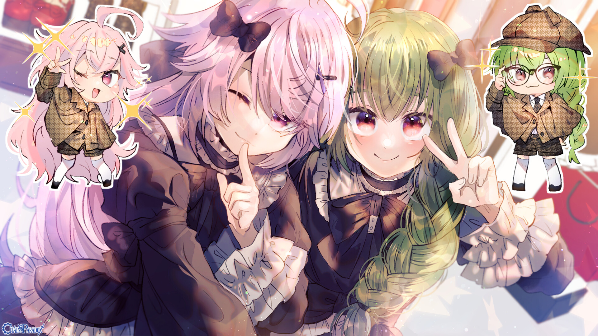 少年少女のおめかし道中