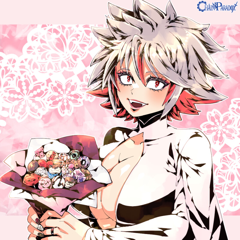 咲き誇るロリポップの花束を