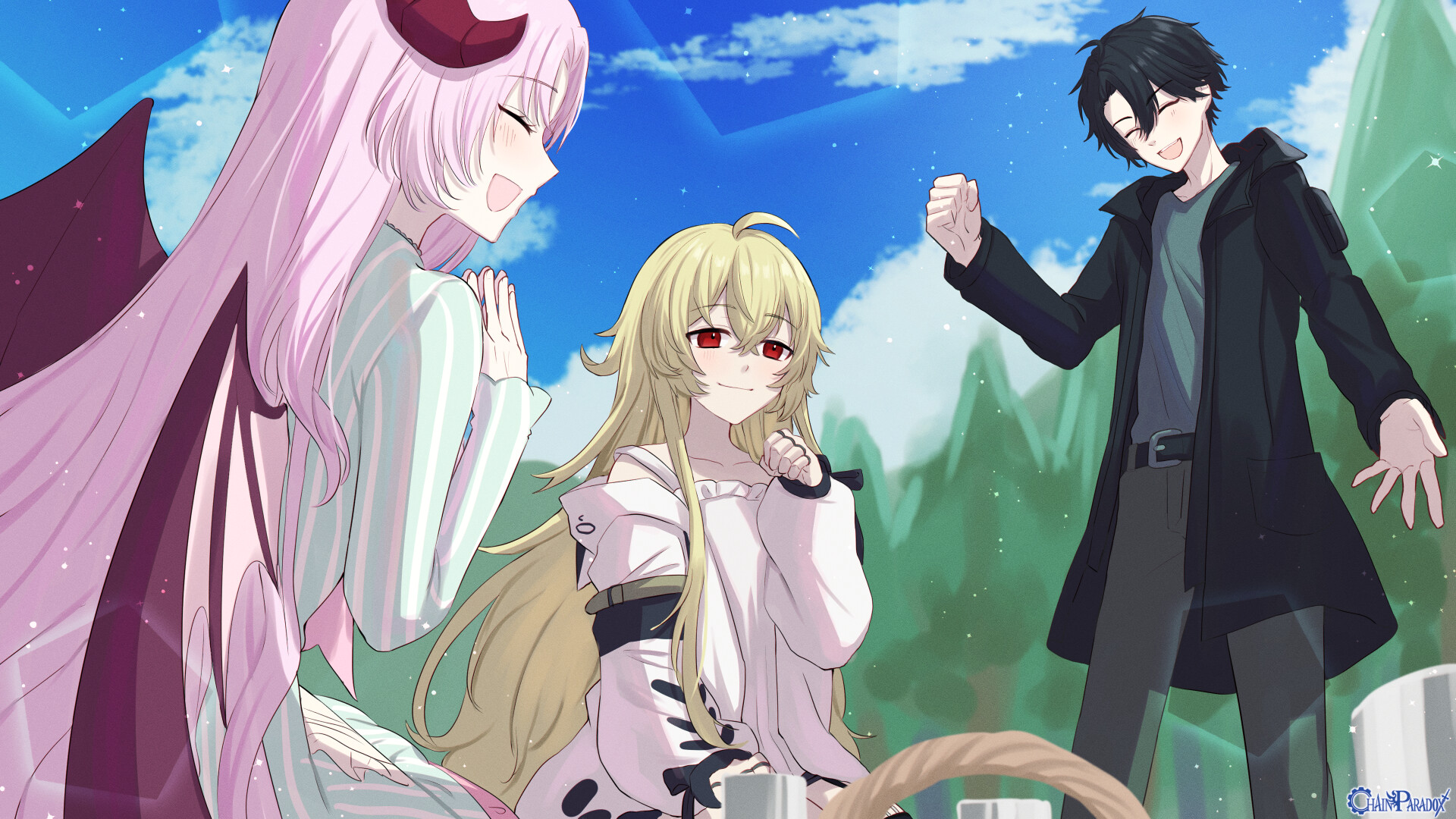 仲良し三姉妹弟、初めての大冒険